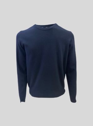 Girocollo LANCE in lana e cashmere - Tenebra | Vela Blu